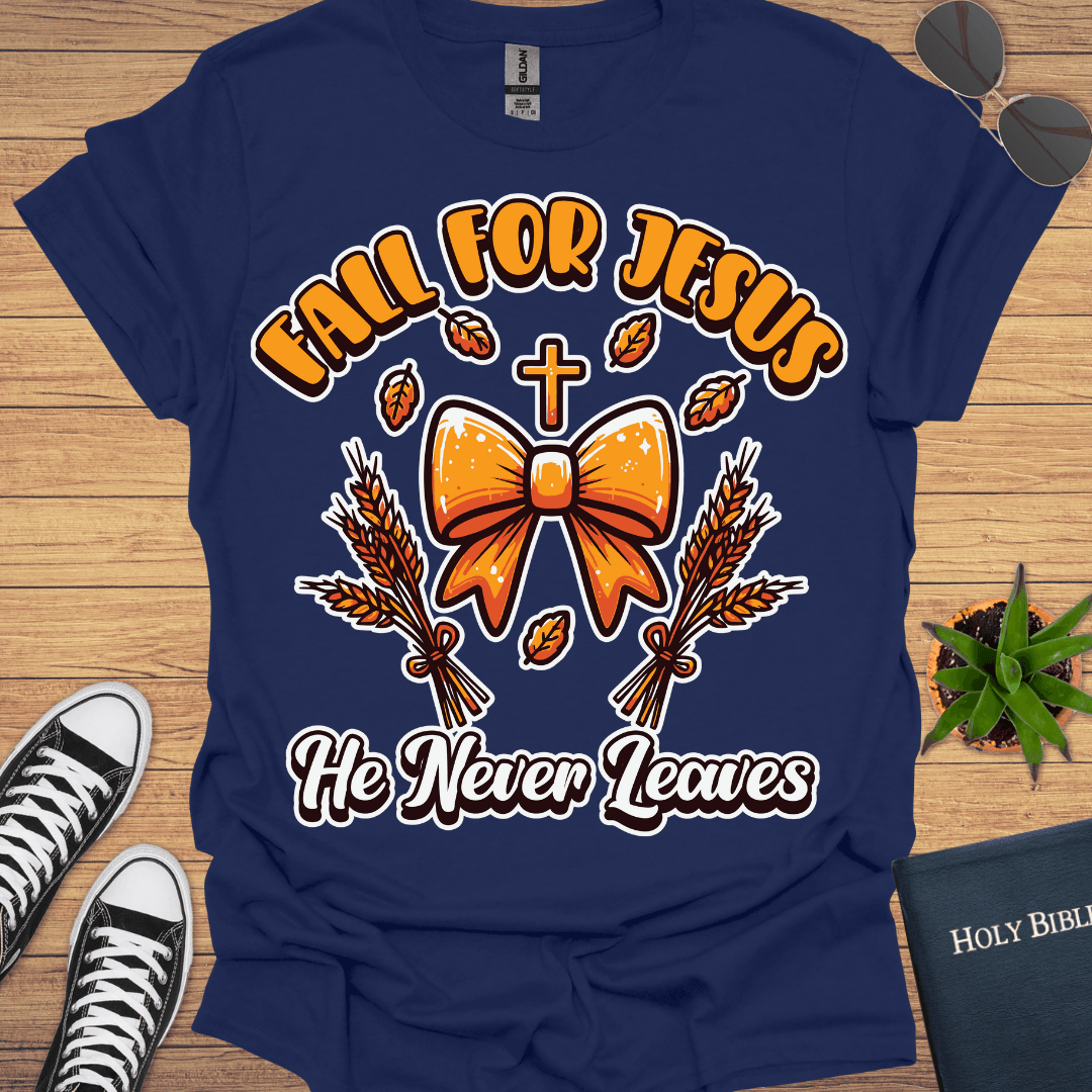 Fall For Jesus T-Shirt - Christian Clothes