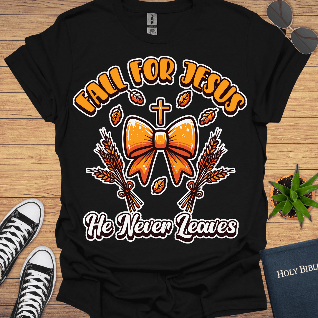 Fall For Jesus T-Shirt - Christian Clothes