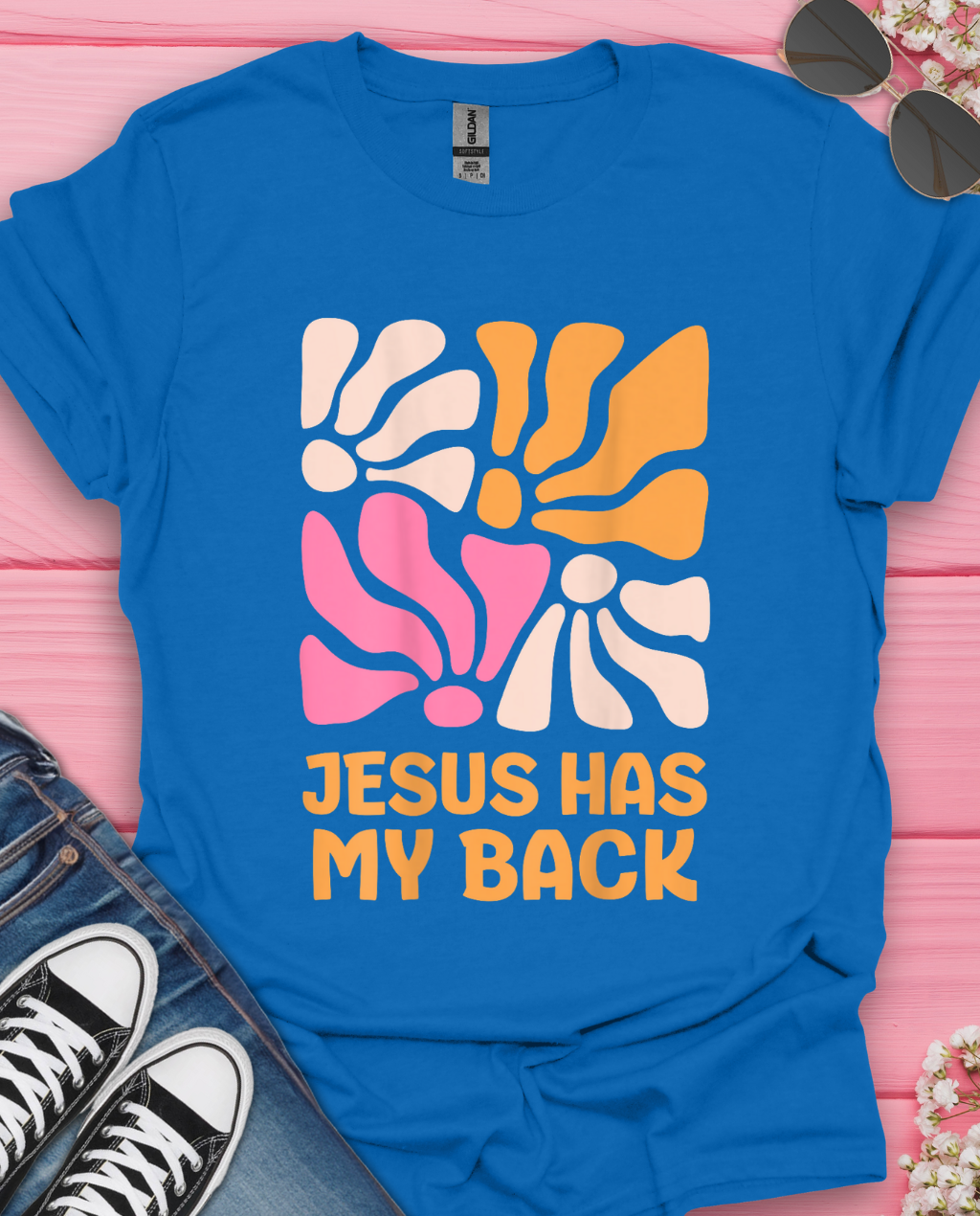 Jesus Has My Back  T-Shirt