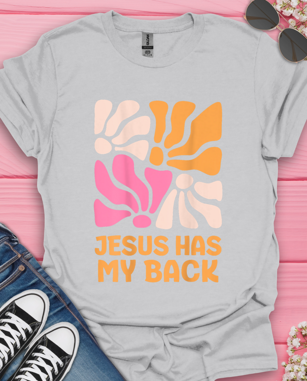 Jesus Has My Back  T-Shirt