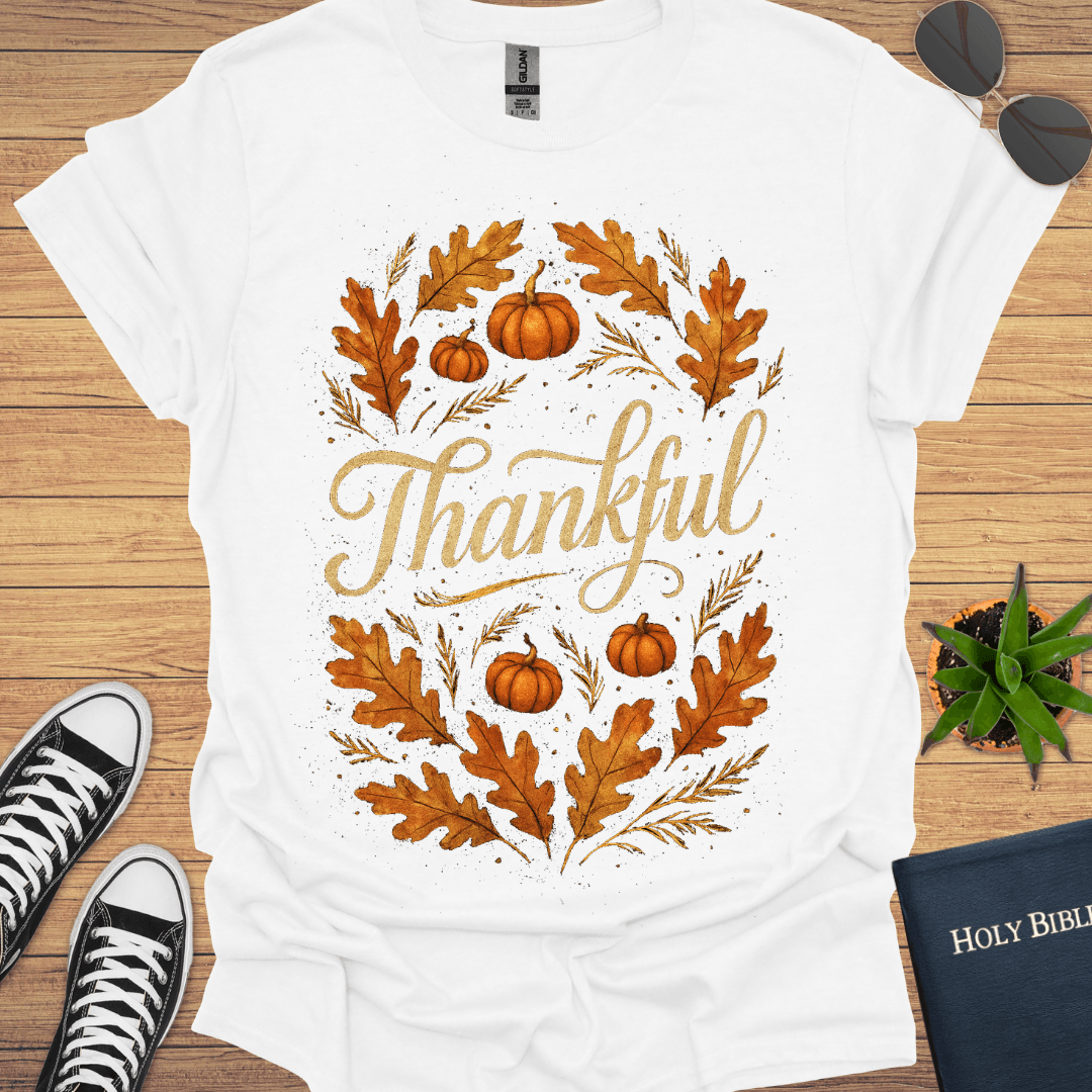 Thankful Autumn T-Shirt - Christian Clothes