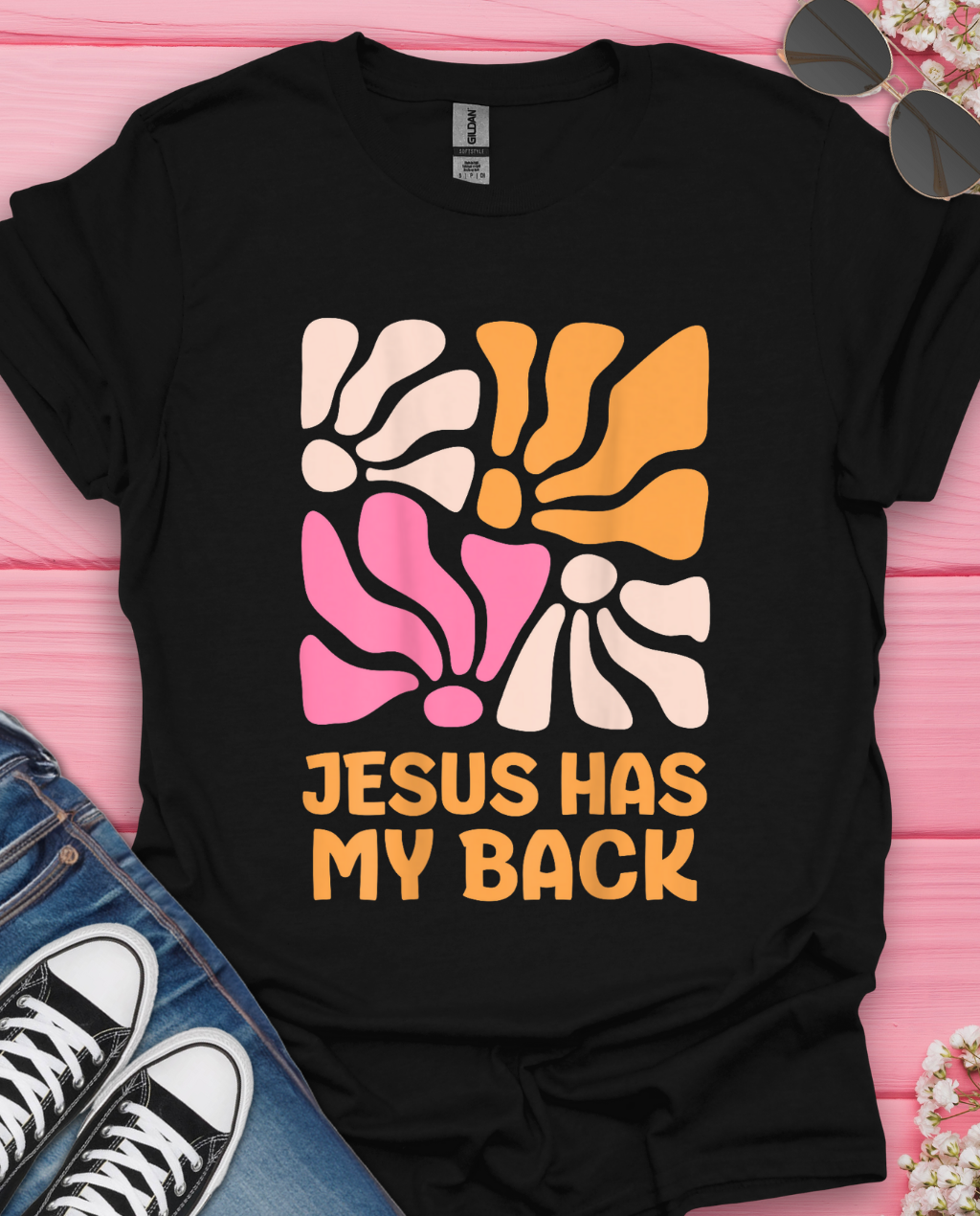 Jesus Has My Back  T-Shirt