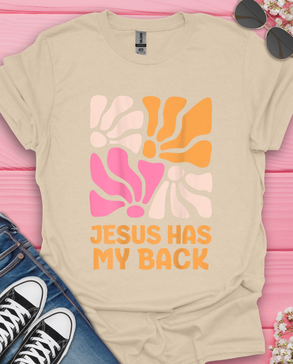 Jesus Has My Back  T-Shirt