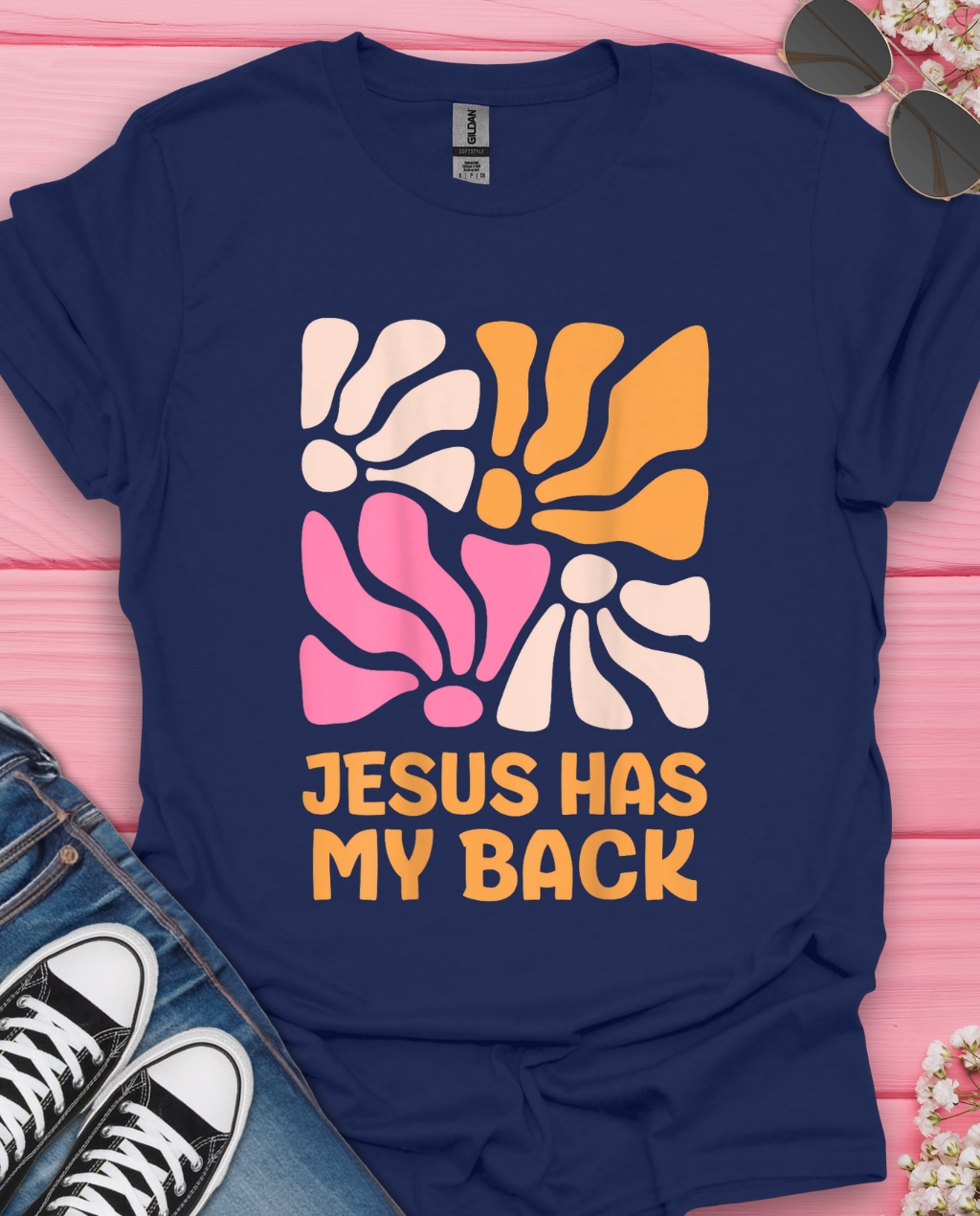 Jesus Has My Back  T-Shirt