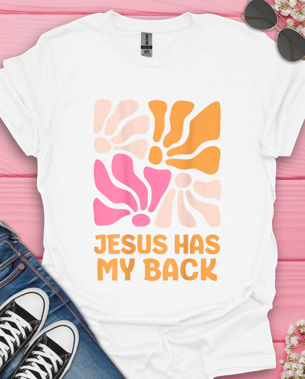 Jesus Has My Back  T-Shirt