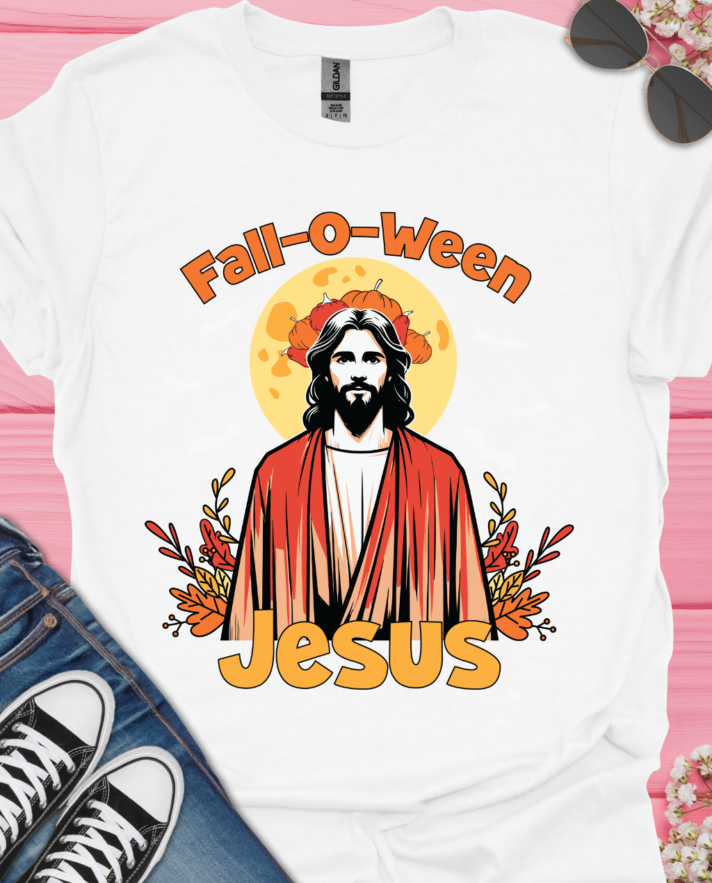 Fall o ween Jesus  T-Shirt