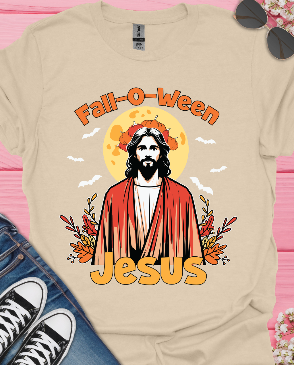 Fall o ween Jesus  T-Shirt