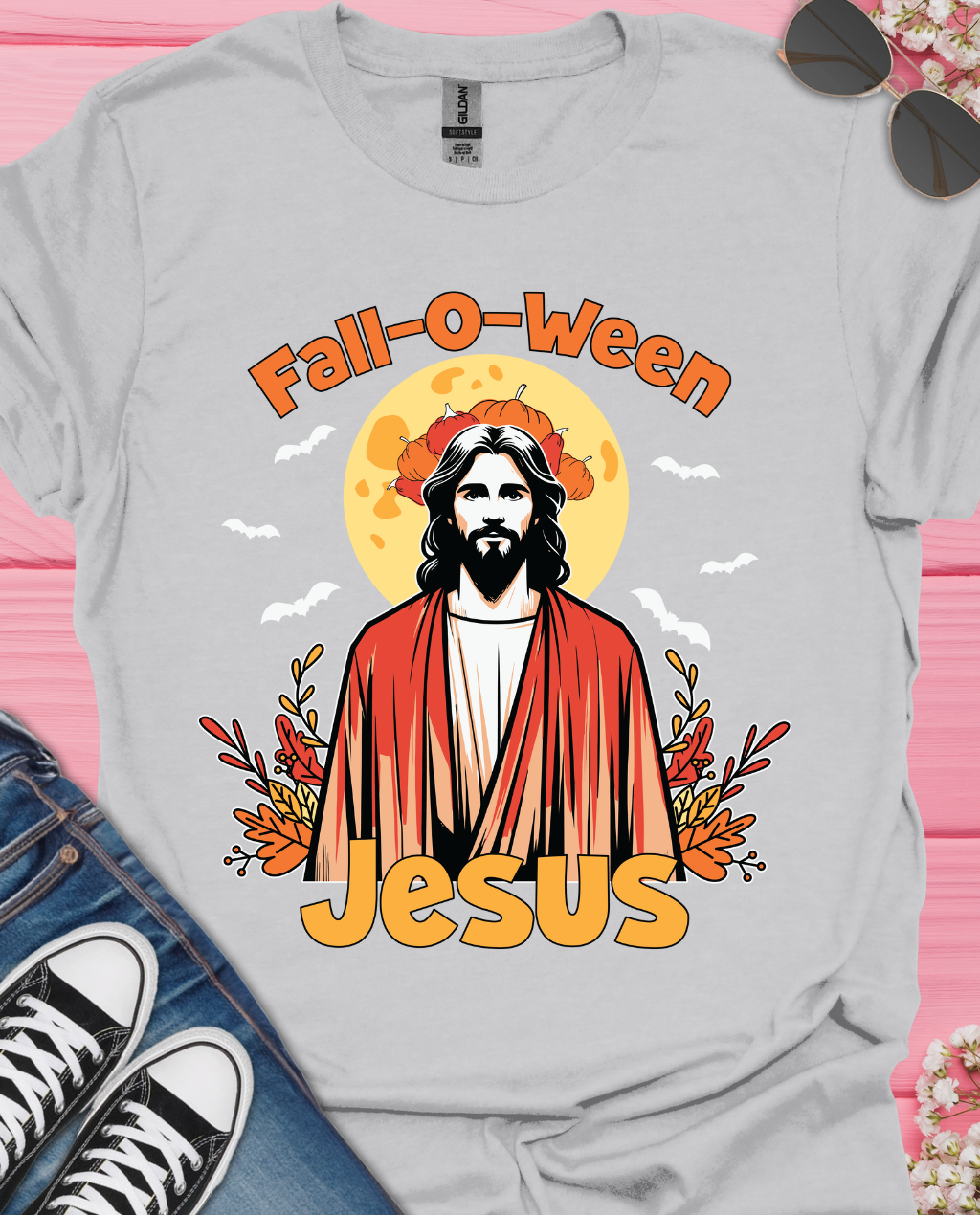 Fall o ween Jesus  T-Shirt