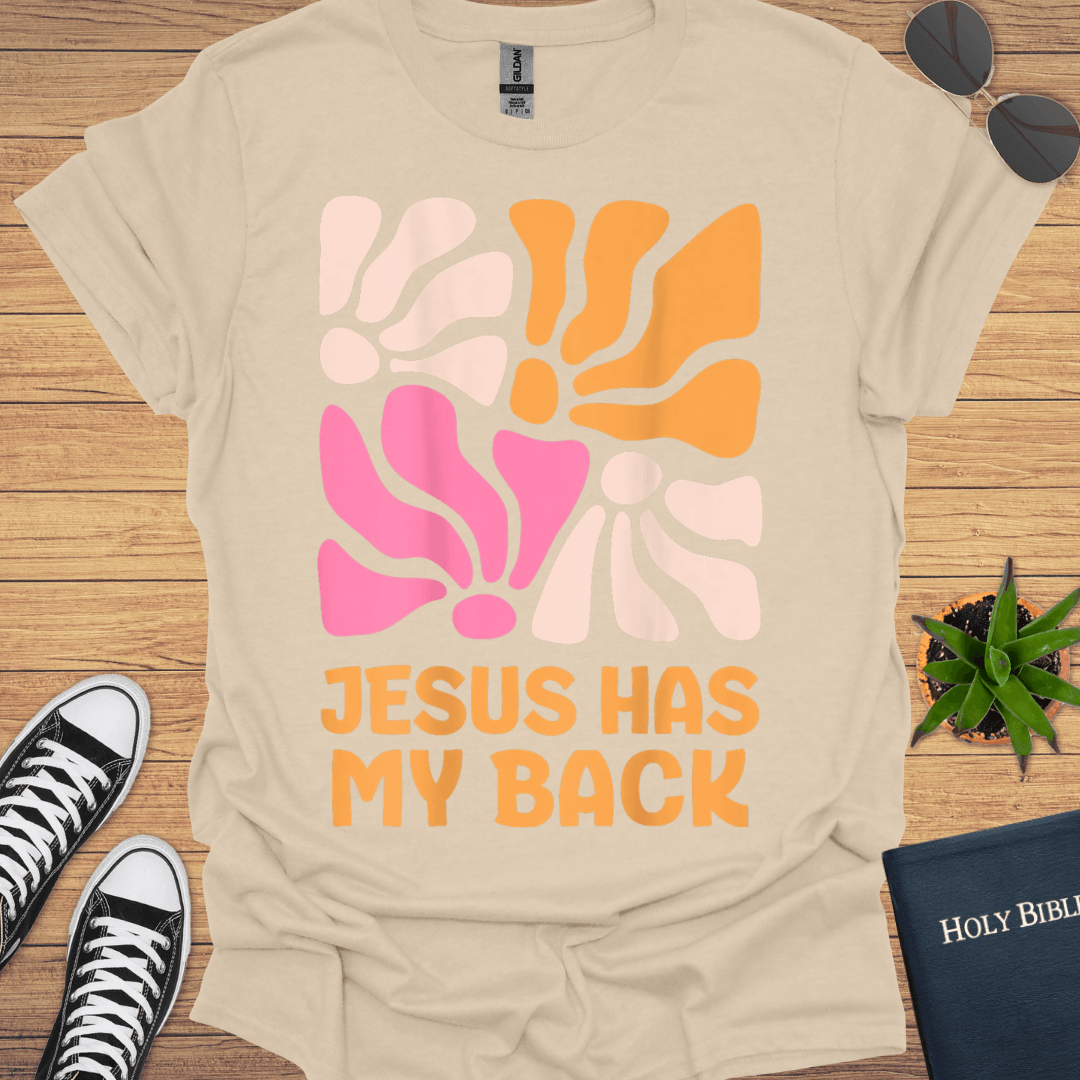 Jesus Has My Back T-Shirt - Christian Clothes