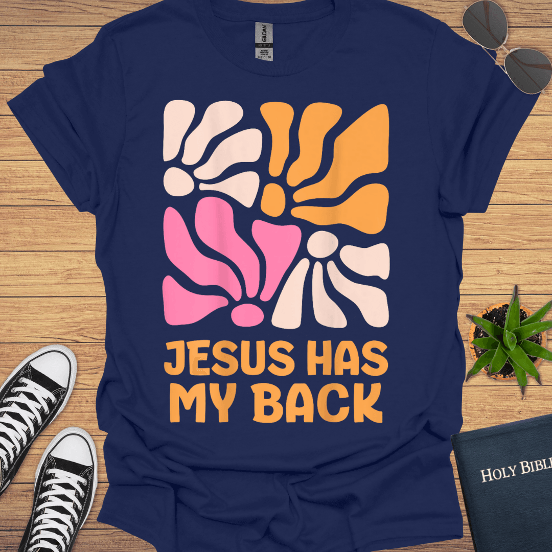 Jesus Has My Back T-Shirt - Christian Clothes