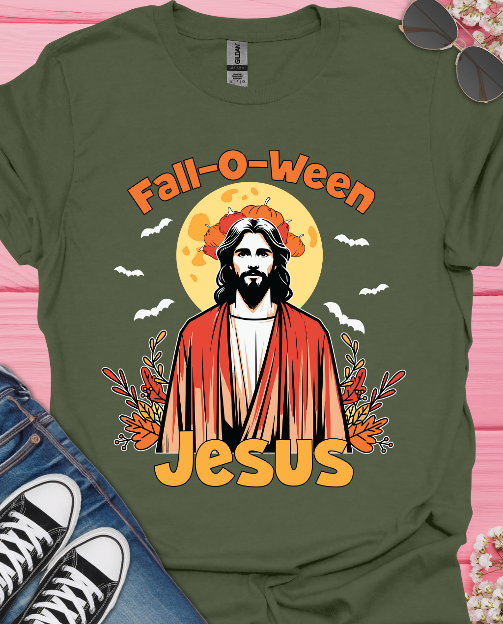 Fall o ween Jesus  T-Shirt