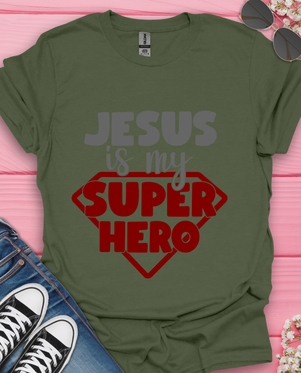 Jesus Is My Superhero T-Shirt