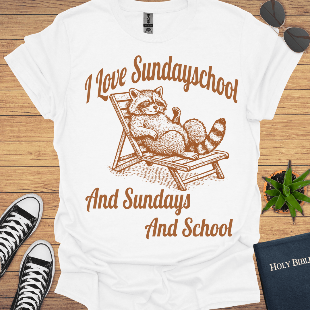 I Love Sundayschool T-Shirt - Christian Clothes