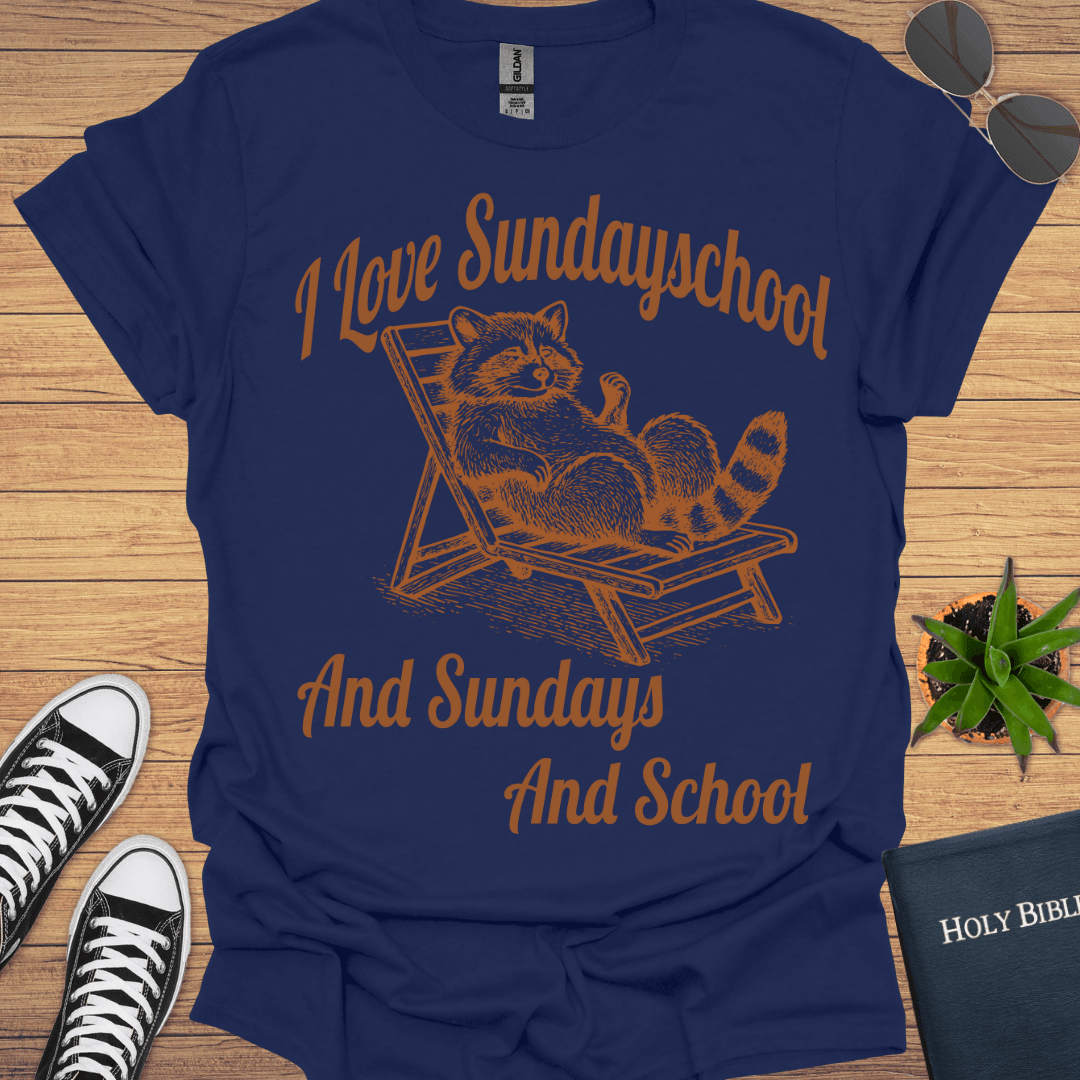 I Love Sundayschool T-Shirt - Christian Clothes