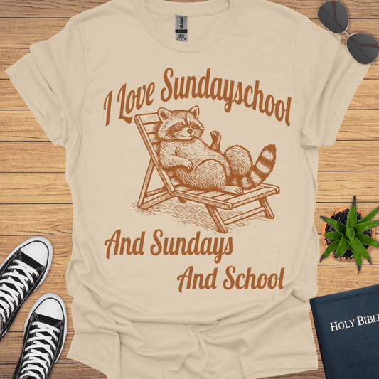 I Love Sundayschool T-Shirt - Christian Clothes